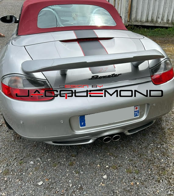 Largo rear wing spoiler for Porsche 986 Boxster by Jacquemond