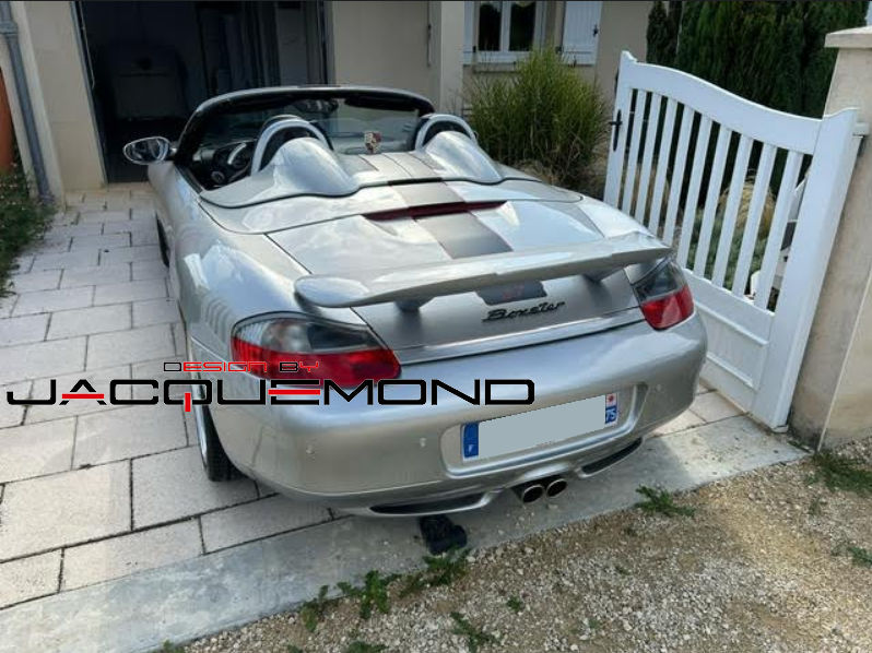 Largo rear wing spoiler for Porsche 986 Boxster by Jacquemond