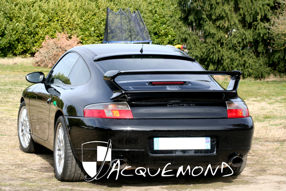 aileron arrière style 997 GT3 pour Porsche 996 par Jacquemond