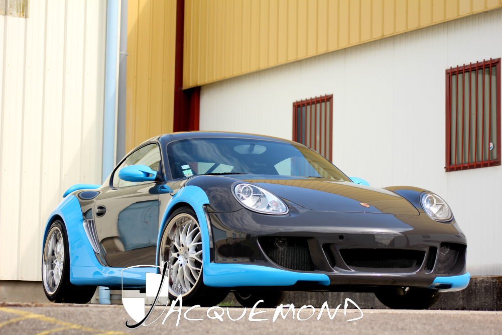 kit carrosserie large pour Porsche Cayman par Jacquemond