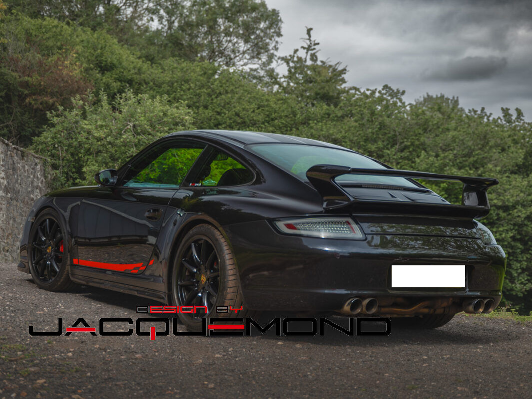 GT3 rear wing hood for Porsche 997 ( MK1 or MK2 ) by Jacquemond