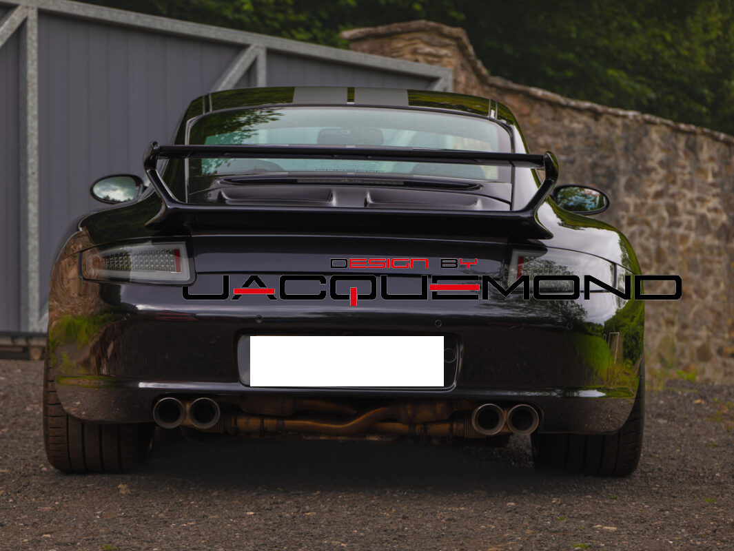 GT3 rear wing hood for Porsche 997 ( MK1 or MK2 ) by Jacquemond