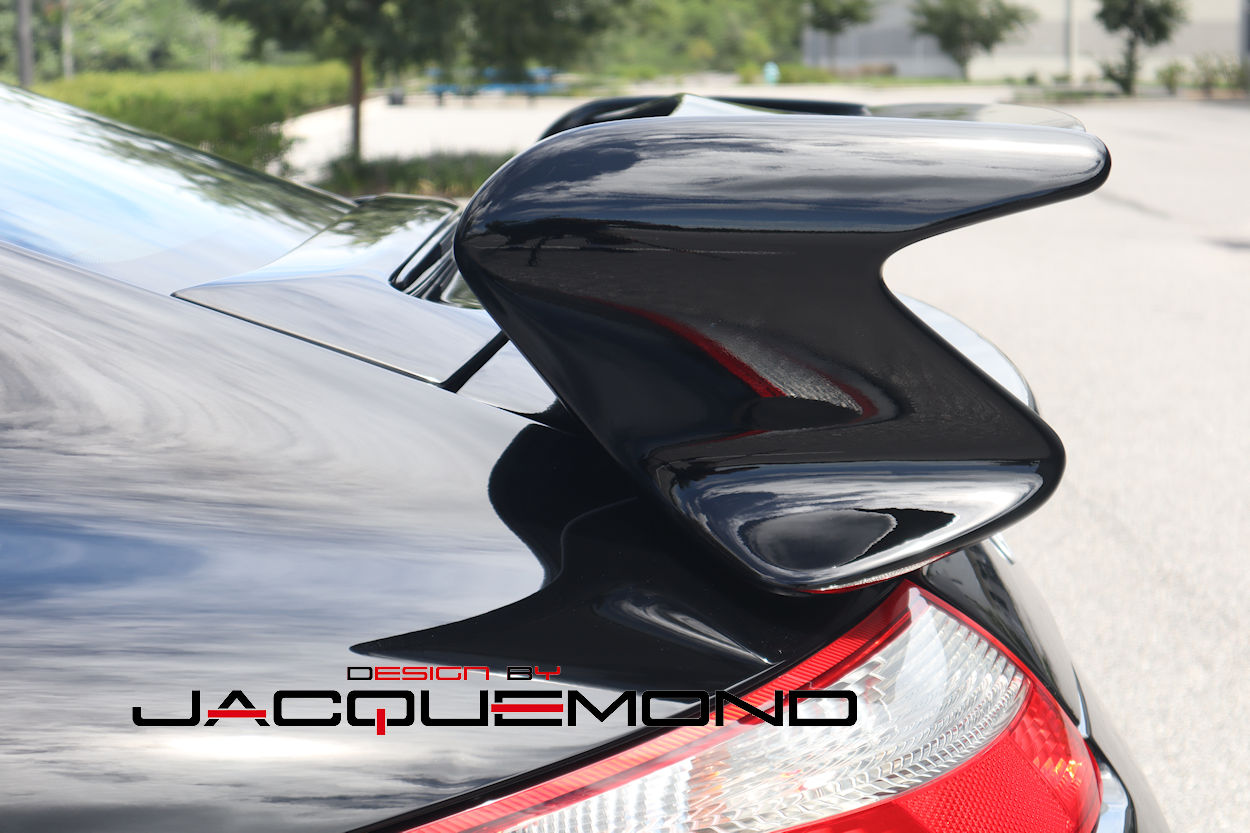 GT3 rear wing hood for Porsche 997 ( MK1 or MK2 ) by Jacquemond