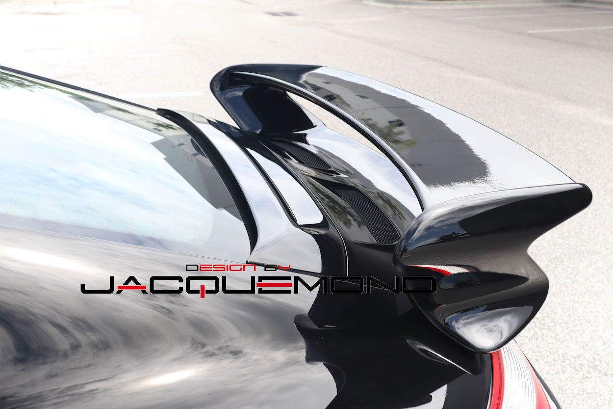 GT3 rear wing hood for Porsche 997 ( MK1 or MK2 ) by Jacquemond