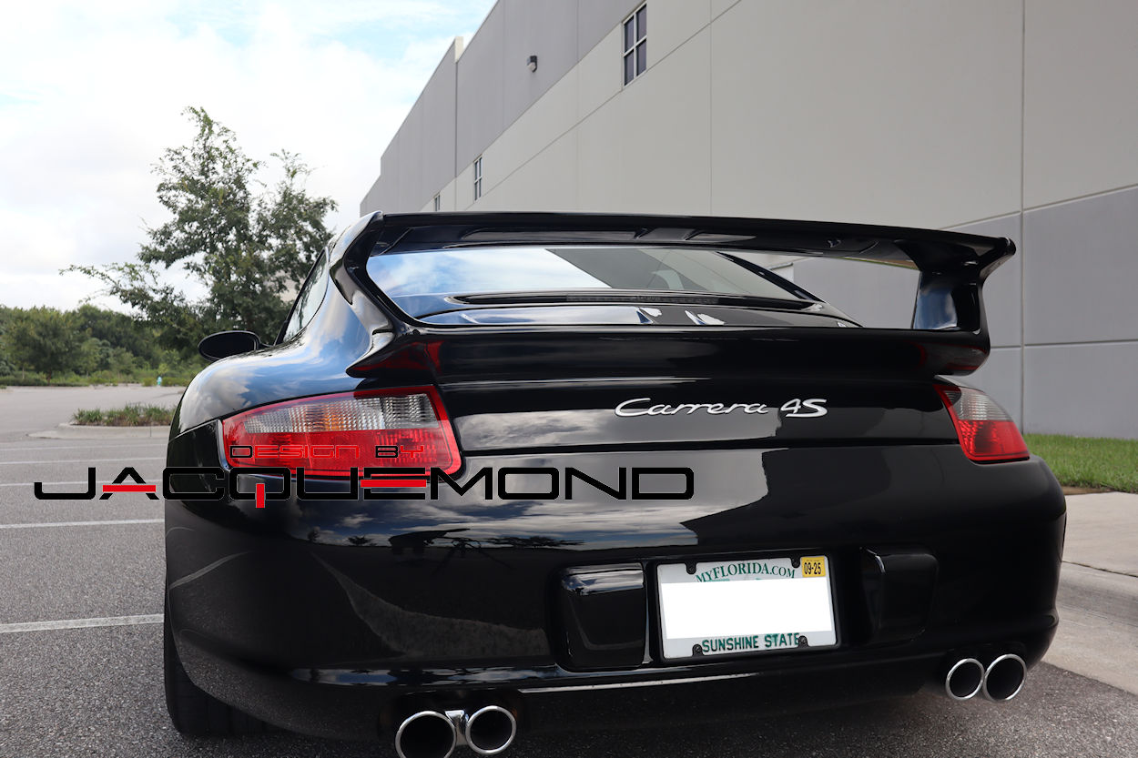 GT3 rear wing hood for Porsche 997 ( MK1 or MK2 ) by Jacquemond