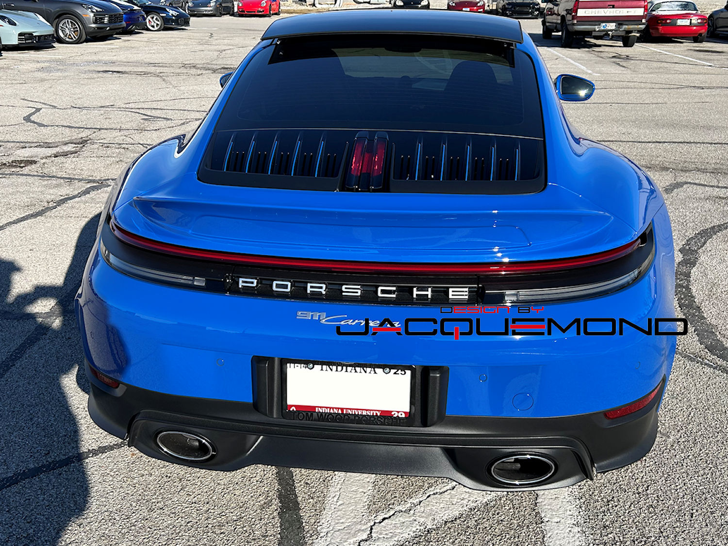 DuckTail rear spoiler for Porsche 992 coupe, convertible targa by Jacquemond