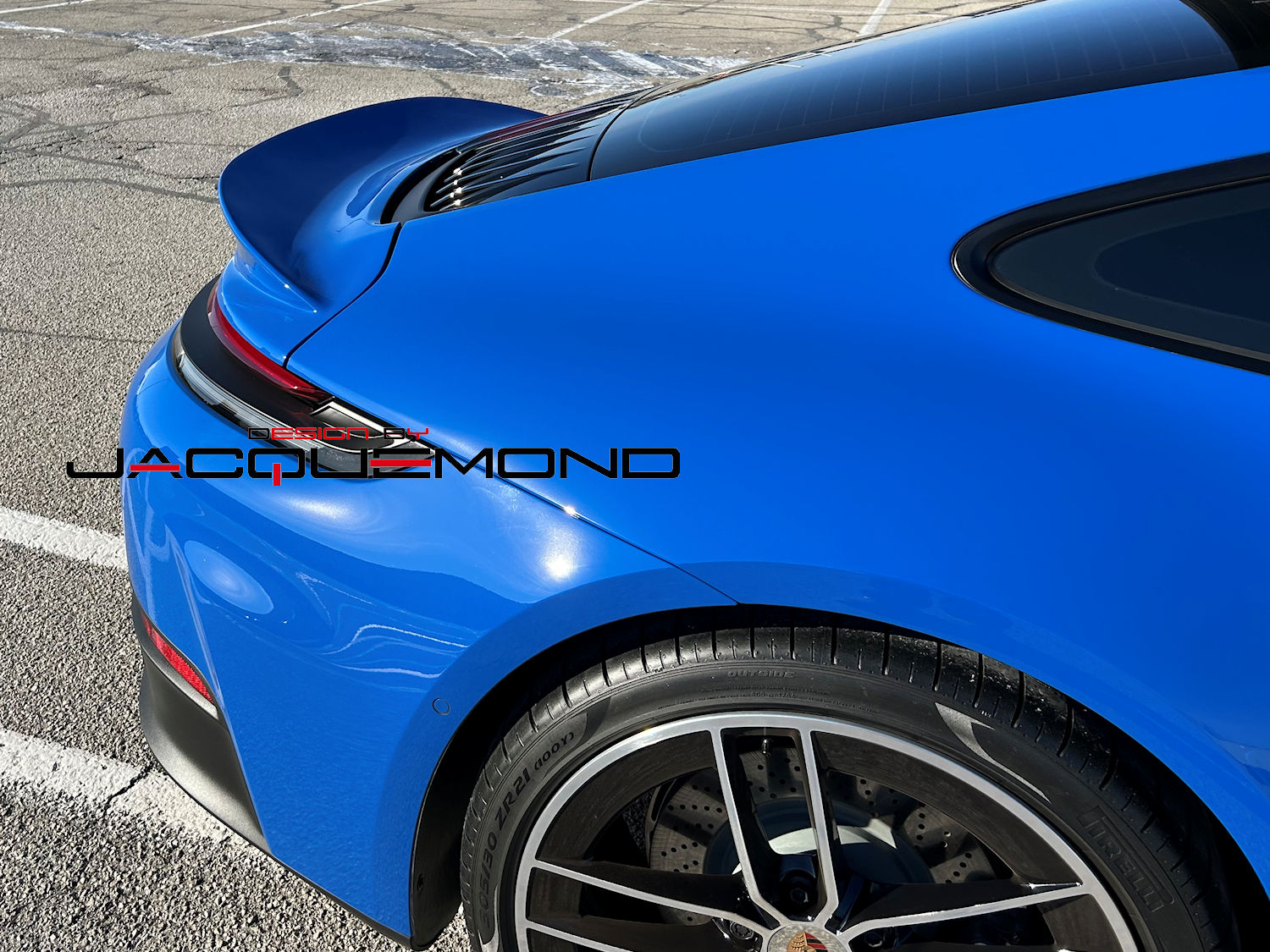 DuckTail rear spoiler for Porsche 992 coupe, convertible targa by Jacquemond