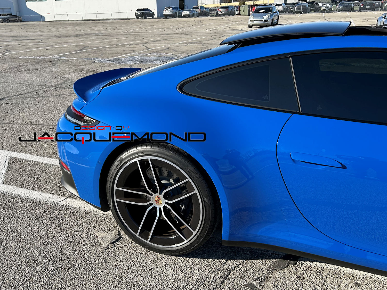 DuckTail rear spoiler for Porsche 992 coupe, convertible targa by Jacquemond