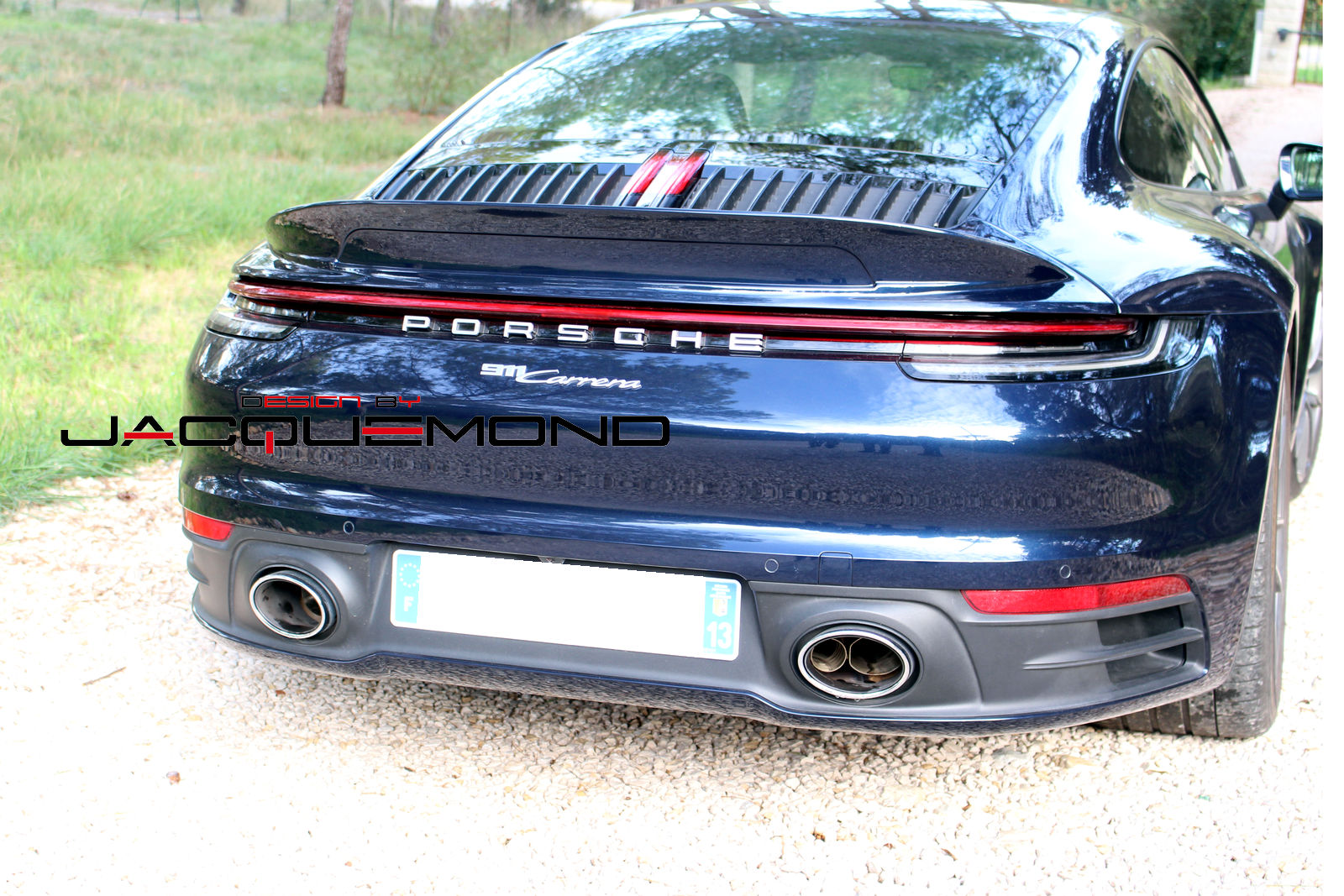 DuckTail rear spoiler for Porsche 992 coupe, convertible targa by Jacquemond