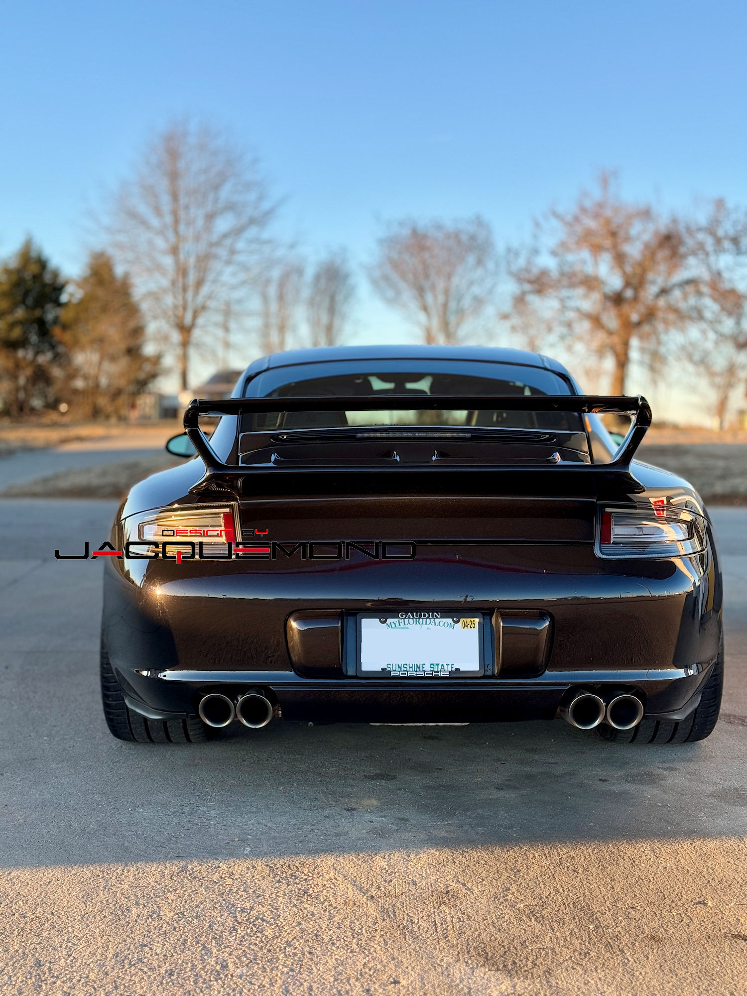 aileron 997 GT3 pour Porsche 997 Mk1/Mk2 par Jacquemond