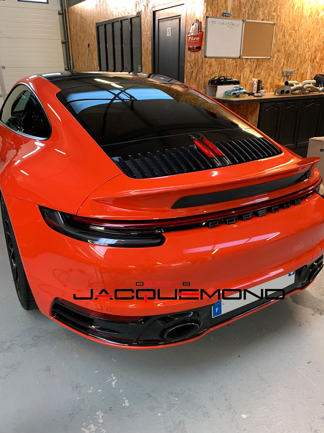 Queue de canard pour Porsche 992 Targa, cabriolet, coupe par Jacquemond