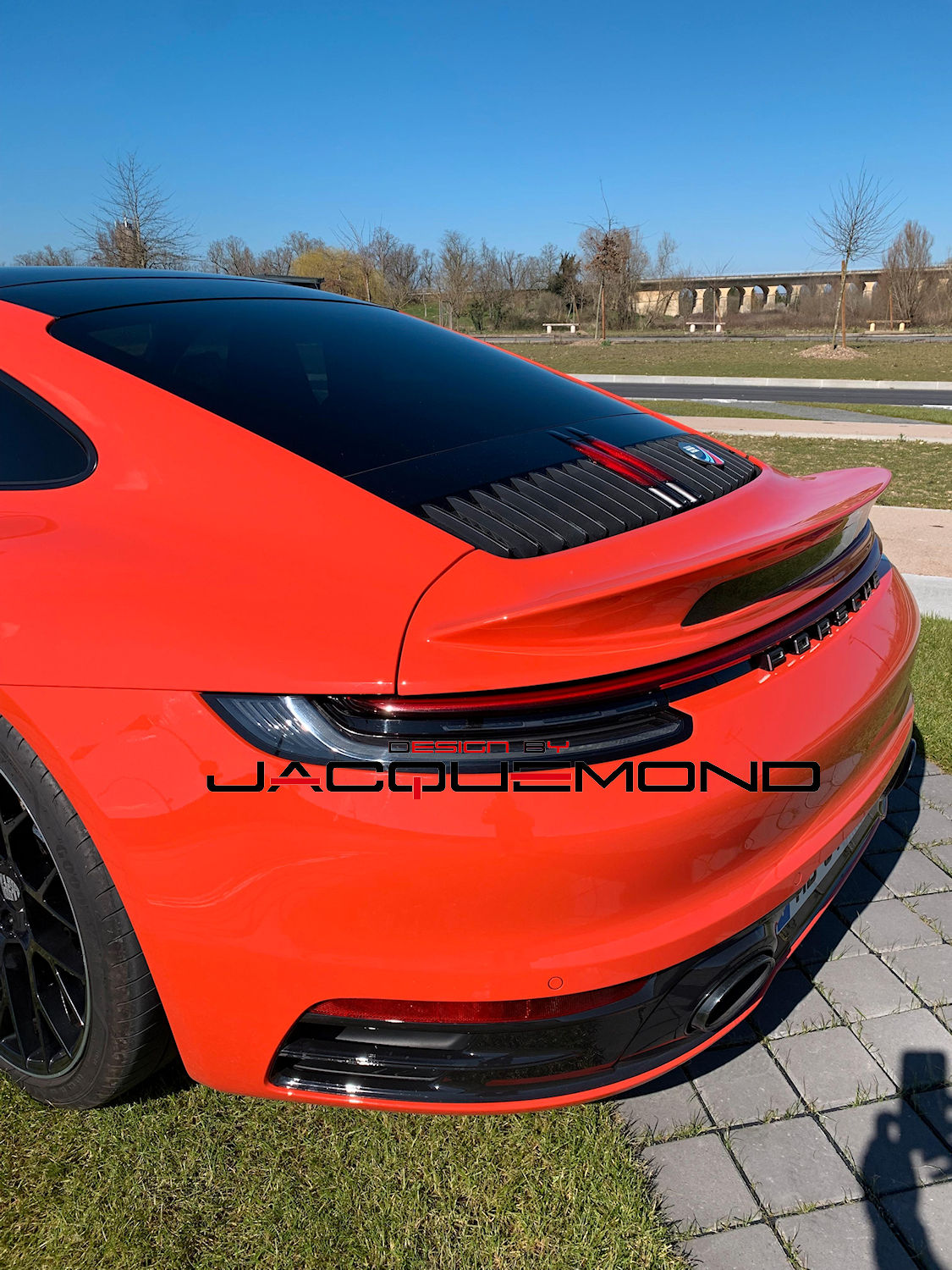 Queue de canard pour Porsche 992 Targa, cabriolet, coupe par Jacquemond