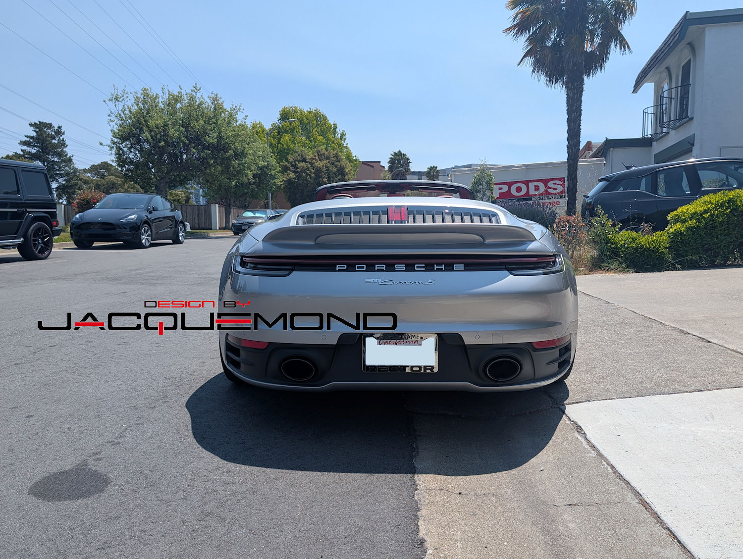 Queue de canard pour Porsche 992 Targa, cabriolet, coupe par Jacquemond