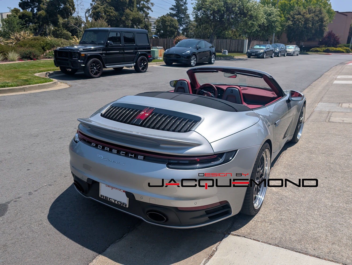Queue de canard pour Porsche 992 Targa, cabriolet, coupe par Jacquemond