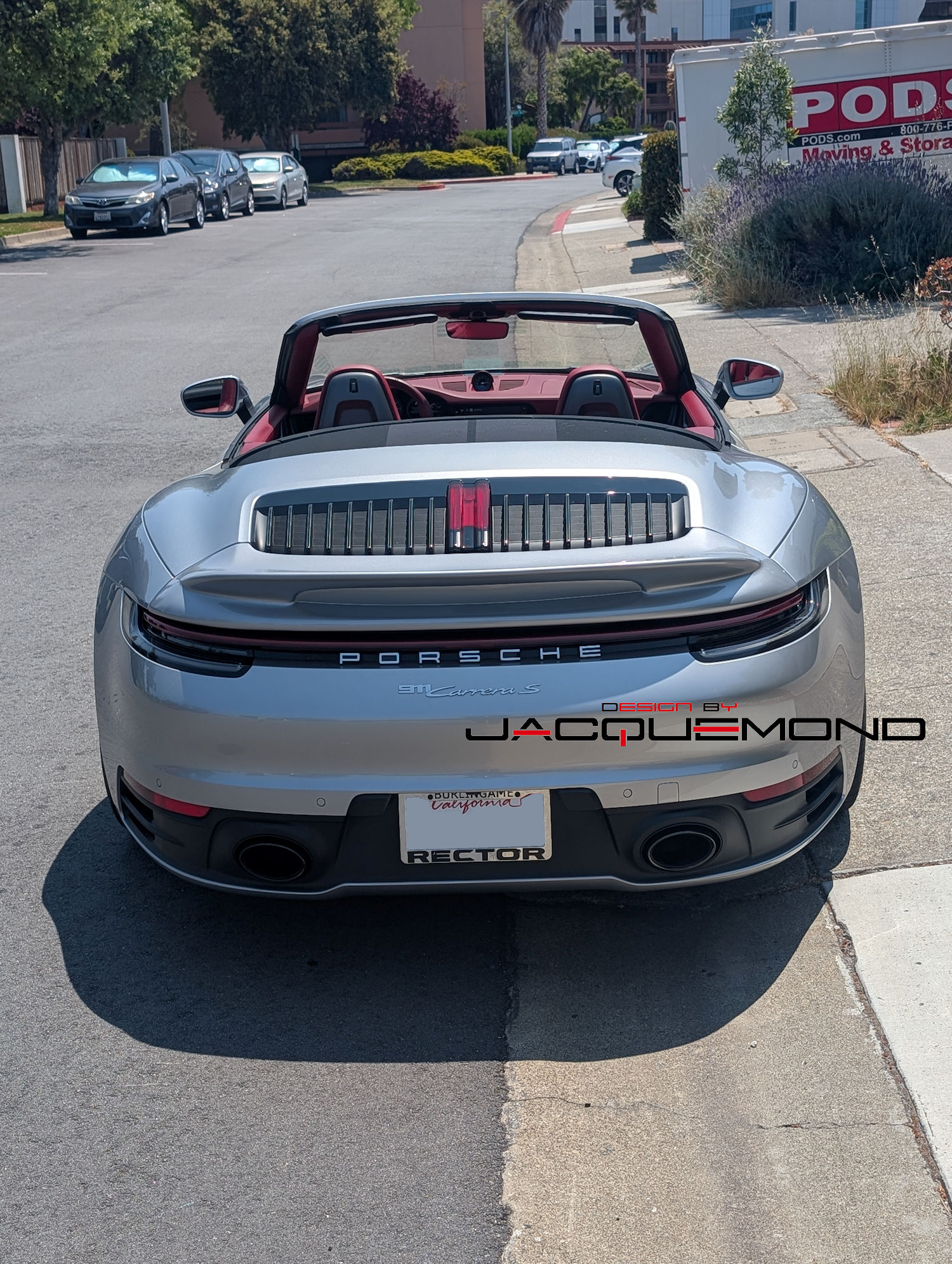 Queue de canard pour Porsche 992 Targa, cabriolet, coupe par Jacquemond