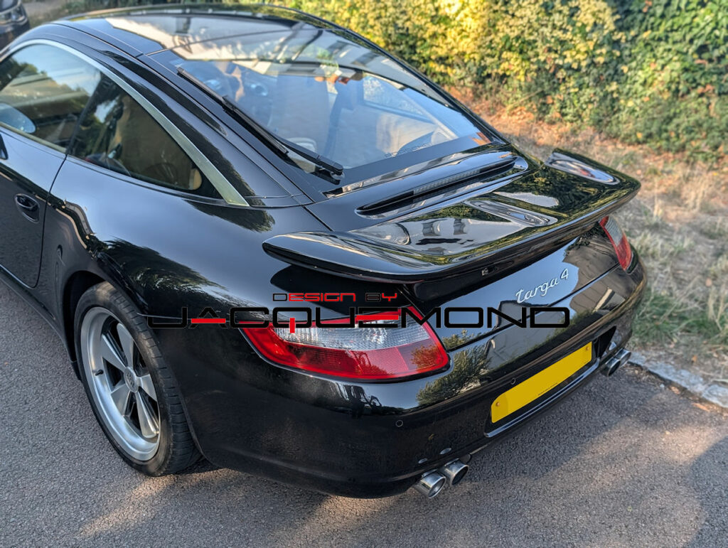 Aileron arrière Darus pour Porsche 997 par Jacquemond